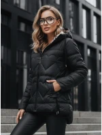 Dámska prešívaná bunda OLMO black FashionStreet TY4242