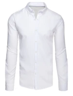 Pánska elegantná biela košeľa FashionStreet DX2643 Pánska elegantná biela košeľa FashionStreet DX2643