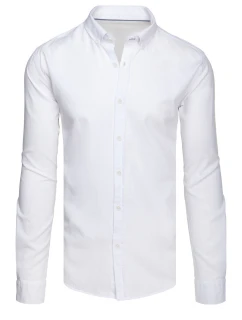 Pánska elegantná biela košeľa FashionStreet DX2643