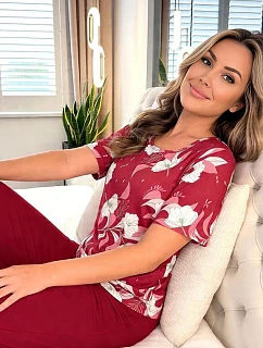 Pyžamo Donna Brigitte s 3/4 rukávmi, veľkosti M–2XL