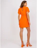 Dámske šaty-DHJ-SK-9651-1.20-oranžové