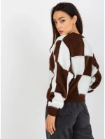 Jumper EM SW 1034 01.91 bielo-hnedý