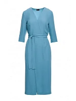 Šaty S396 tyrkysovo modré - Stylove