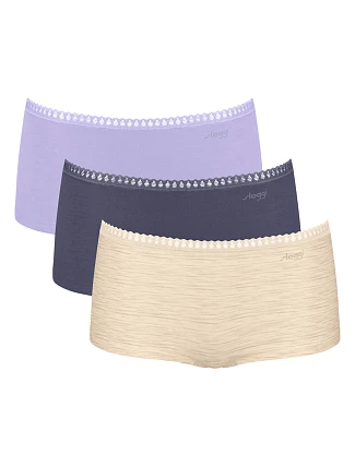 Dámske nohavičky GO Crush Short C3P – Lilac – lila M026 – SLOGGI Dámske nohavičky GO Crush Short C3P – Lilac – lila M026 – SLOGGI
