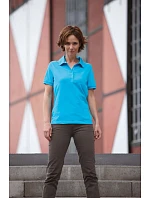 Daiber JN 568 Dámske elastické polo tričko z džerseju 02.0568 limetkovozelené/biele Daiber JN 568 Dámske elastické polo tričko z džerseju 02.0568 limetkovozelené/biele