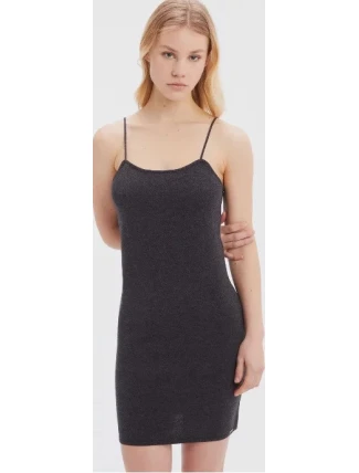 Dámske šaty na spanie QS6838E P7I tm.šedá - Calvin Klein