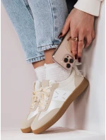 Dámske športové tenisky PEARLSTEP beige FashionStreet ZY0680 Dámske športové tenisky PEARLSTEP beige FashionStreet ZY0680