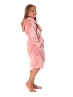Detský župan Siena s kapucňou 9156 pink pearl - Vestis