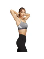 Podprsenka Adidas Aeroreact Training Light-Support 3-Stripes Bra W HC7870