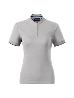 Diamantová polokošeľa strieborná šedá