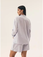 Henderson Dámske pyžamo 42782 Nanda dlhé/r S-XL pruhované