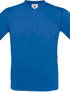 B&C Exact V-Neck Tričko s výstrihom do V 01.0006 kráľovská modrá
