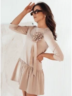 ESTACIA béžové šaty FashionStreet EY2468 ESTACIA béžové šaty FashionStreet EY2468