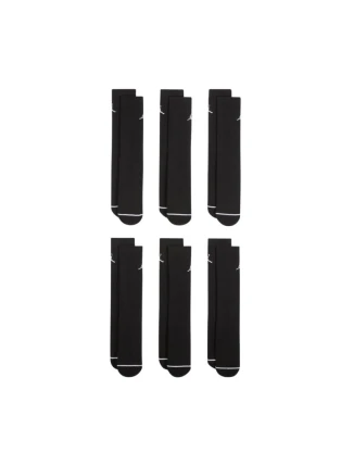 Jordan Everyday Cushioned Crew Socks 6 párov čierne HV6228 010 Jordan Everyday Cushioned Crew Socks 6 párov čierne HV6228 010