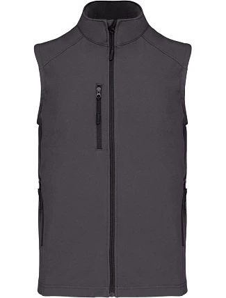 Kariban K 403 Pánska 3-vrstvová softshellová vesta 20.K403 titanium Kariban K 403 Pánska 3-vrstvová softshellová vesta 20.K403 titanium