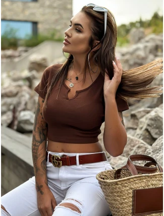 Blúzka TW BZ 2100.58P hnedá