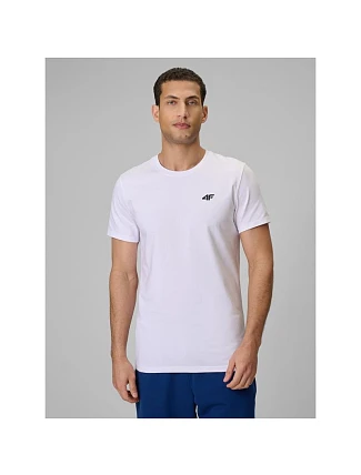 Pánske hladké tričko slim 4F 4FRMM00TTSHM4193-10S Pánske hladké tričko slim 4F 4FRMM00TTSHM4193-10S