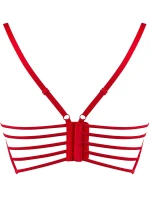 Polovičný korzet V-9691 červený - Axami