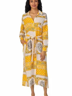 Dámska nočná košeľa YI30015 722 žltá - DKNY