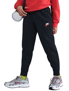 Detské športové nohavice Nike Sportswear Club Fleece Pants Black FD3008 015