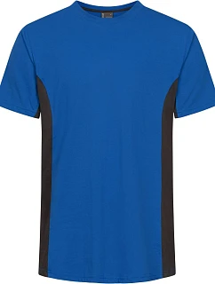 Promodoro 3590 Unisexové pracovné tričko s kontrastnými prvkami – EXCD 40.3590 royal/charcoal