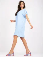 Šaty DHJ SK 0123.60P svetlo modrá