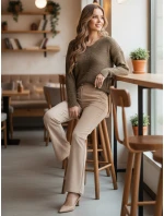 MONAVIA dámsky sveter béžový FashionStreet MY2405 MONAVIA dámsky sveter béžový FashionStreet MY2405