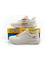 Pánska športová obuv Skechers Bobs Squad Chaos SLIP-INS ecru Pánska športová obuv Skechers Bobs Squad Chaos SLIP-INS ecru
