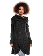 Dlhý sveter model 84298 PeeKaBoo