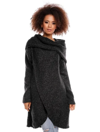 Dlhý sveter model 84298 PeeKaBoo