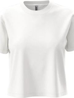 Next Level Apparel N 7610 Ťažký dámsky crop top 08.7610 biely
