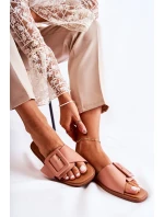 Damskie Modne Klapki Na Lato Różowe Sylvia