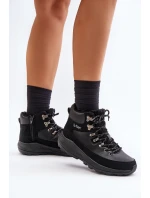 Damskie Lekkie Trapery Na Zamek Lee Cooper LCJ-24-03-3073 Czarne