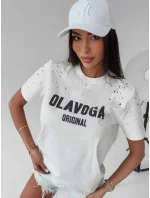 Dámske tričko 277052 ecru - Ola Voga