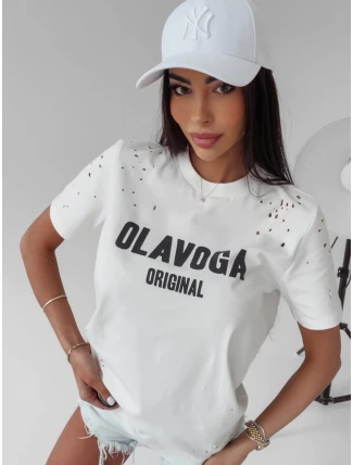 Dámske tričko 277052 ecru - Ola Voga