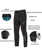 Rockbros dlhé zimné športové nohavice YPK007 3XL