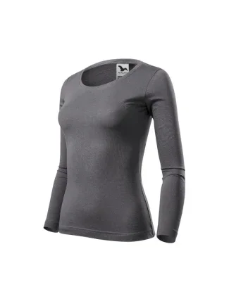 Malfini Fit-T LS W MLI-16936 oceľové tričko