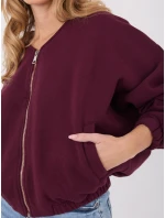 WT BL mikina A1455.87 bordová