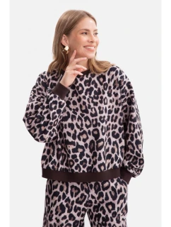 B303 Pletená mikina s potlačou - model 1