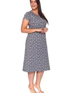 Dámske tehotenské tričko 4119 sivé plus - Doctornap