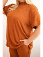 Dámske 3-dielne Camel Set Plus Size