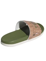 Adilette Comfort Jr ID8029 Zelená s hnedou - Adidas