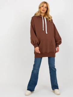 Dámska mikina EM BL 694.20x tmavo hnedá - FPrice