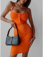 Dámske šaty 279133 pomarančové - Ola Voga