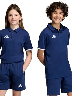 Detské tričko adidas Entrada 26 Polo navy blue JZ6627