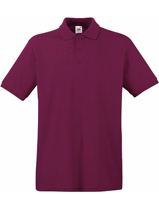 Fruit of the Loom Premium Polo Piqué – polokošeľa 16.3218, bordová