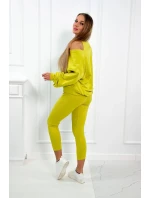 3-dielny set blúzka + top + legíny kivi 3-dielny set blúzka + top + legíny kivi