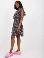 Šaty CHA SK 3003 1.37 čierna a ružová