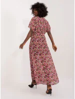 DHJ SK 9656 Šaty.19X čierna a ružová DHJ SK 9656 Šaty.19X čierna a ružová