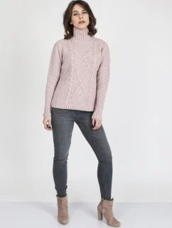 Sveter Estelle SWE 121 Powder pink - MKMSwetters